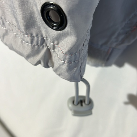 Quiksilver Vintage Look Windbreaker Hidden Hood Men’s Size XL Gray, Blue… - Picture 3 of 7